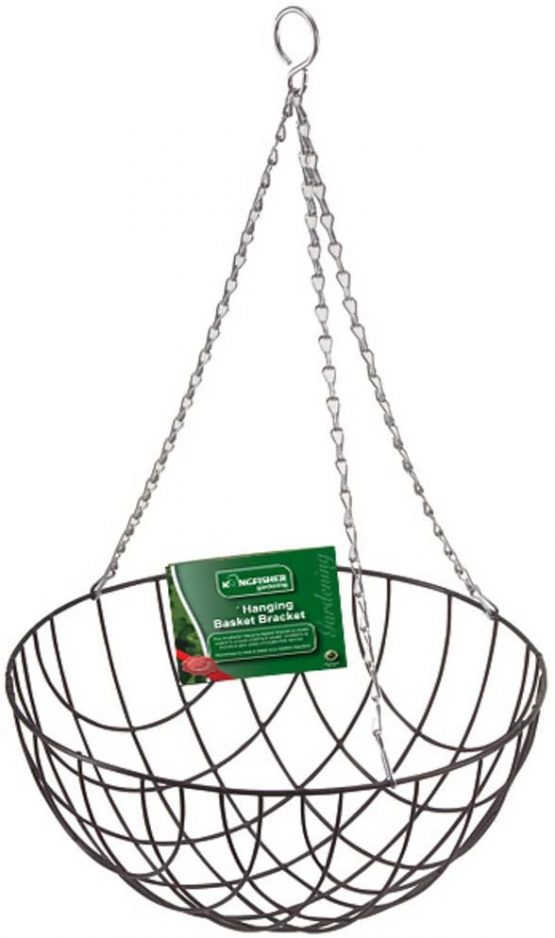 Green Hanging Basket 14"