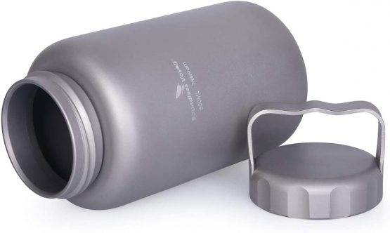 Boundless Voyage Outdoor 1050ml Titanium Water Bottle With Handle Leakproof Camping Picnic Hiking Cycling Ultralight Tea Coffee Canteen Cup Drinkware - Image 3