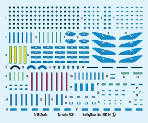 Hobbyboss 1:48 Scale Tornado ECR Assembly Kit, multicoloured, 11.4 x 13.708 x 4.875 inches - Image 3
