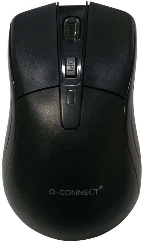 Q-Connect KF16196 Wireless Optical Mouse, Black