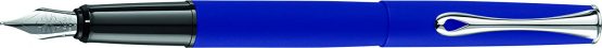 DIPLOMAT - Esteem - Fountain Pen in Stainless Steel - Matte Blue - Resistant and Elegant - High End - 5 Years Warranty