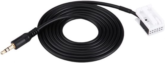 Car Audio AUX Cable, Car Audio AUX Cable Auxiliary Cable 149cm 3.5mm Jack Plug with Radio Removal Tools for Peugeo t 307 308 407 C2 C5 Citroe n RD4 - Image 2
