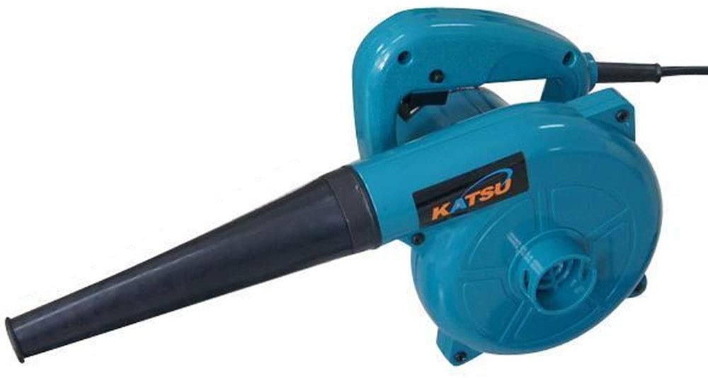 KATSU Electric Air Leaf Dust Blower, 400W Leaf Blower for Home Garden Lawn Care Blowing Vacuuming Leaves
