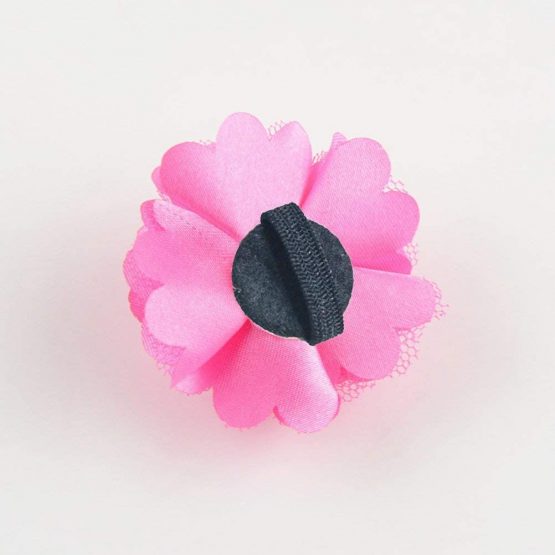 BIPY 4pcs 5cm Pinks Female Dogs Collars Flowers Charms Slides Flowers Bows For Cat Puppy Small Medium Dog Grooming Accessory - Image 2