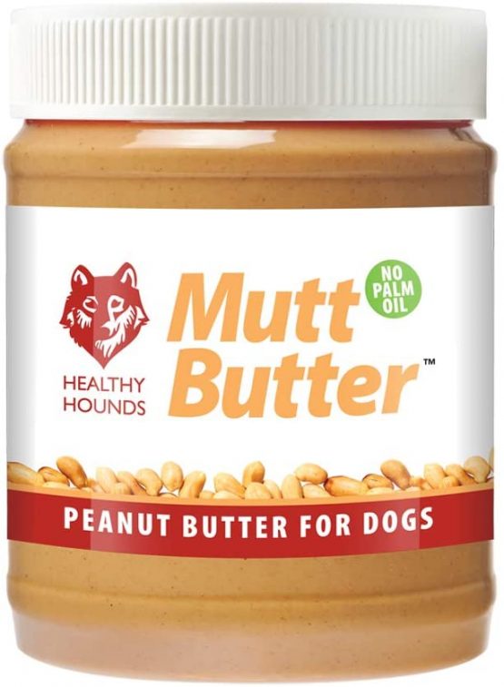 Healthy Hounds Mutt Butter 100% Natural Peanut Butter For Dogs | No Added Salt, Sugar, Sweeteners, Xylitol | PALM OIL FREE | Formulated Specially for Dogs | Natural Dog Treat 340g