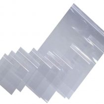 100 Grip Seal Bags 4 x 5.5 Inch 200g Strong Reusable Zip Lock, White