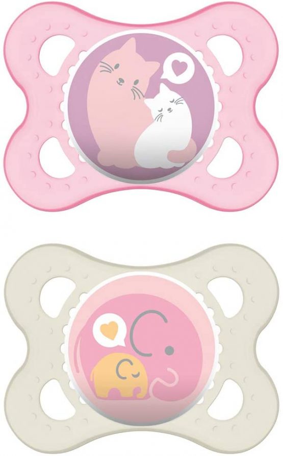 Mam natural rubber latex dummy, ages 0-6 months, set of 4, including 2 sterilised transport boxes - Image 3