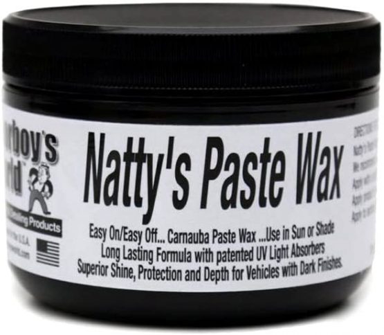 Poorboy's World PB-NPBLK08 Natty's Carnuaba Paste Wax-Black