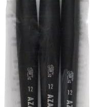 Winsor & Newton Azanta Black Brush, Pack of 3