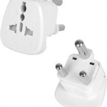INIBUD Pack of 2 Universal UK EU US AU Socket to 3-Pin Prong for Big South Africa Swaziland Lesotho Mozambique Namibia Botswana Travel Adapter Plug Jack UTABJ523