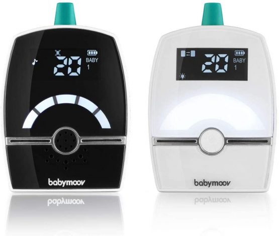 Babymoov Premium Care Baby Monitor Audio, 1400 m long range, with 2 way talkback, night light, temperature, lullabies, VOX