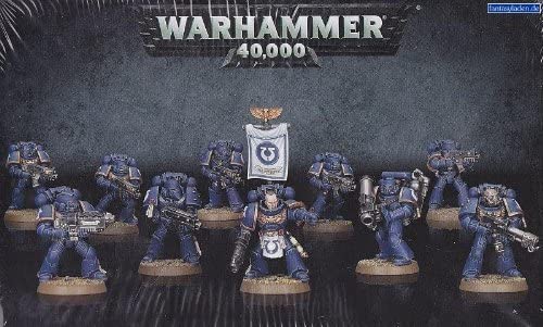 Games Workshop 99120101216" Warhammer 40K Space Marine Tactical Squad Game for 5 years to 99 years, Multicolor, Medium