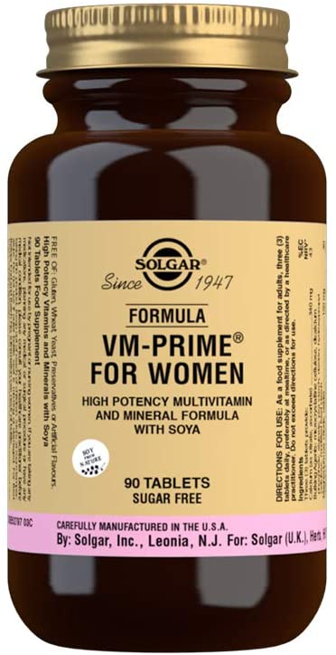 Solgar Formula VM-Prime for Women Tablets, Pack of 90, Multivitamins, for Daily Health and Wellbeing - Image 3