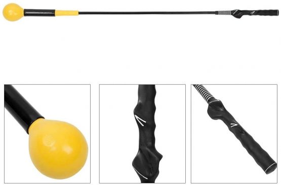 Dwawoo Golf Swing Trainer, Golf Training Aid Correction Golf Strength and Tempo Training Tool Golf Club Equipment - Image 4