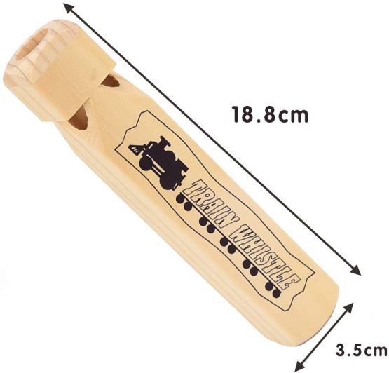 Train Whistle for Kids, 2 Pack Wood Whistle 4 Tones for Party Favours Party Supplies Party Noisemaker - Image 2
