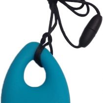Chuchumz Sensory Chew Necklace Chewelry Autism ADHD Biting Child Baby Chewy Teething Tubes Chew Toy Children Blue