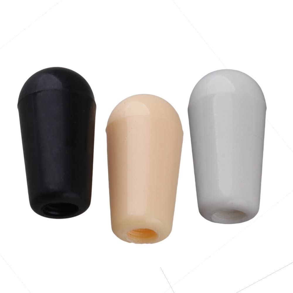 Homswitch Plastic Thread 3 Way Toggle Switch Head Switch Knob for Guitar Pickup Selector Switch Pack of 30 - Image 2