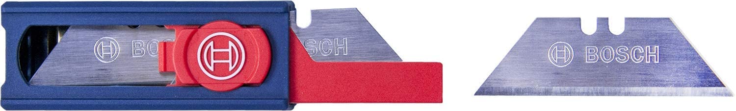 Bosch Professional ten replacement blades for folding knife (incl. trapezoid blades, one-hand dispenser, safety transport box) - Image 2