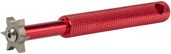 Rancross Men's 1 Beehive Filter 6 Heads-Golf Sharpener Re-Grooving Tool and Cleaner for All Irons Pitching Sand Lob Gap and Approach Wedges and Utility Clubs, Red, 1 - Image 4