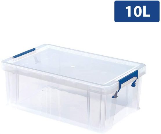Bankers Box ProStore Plastic Storage Box - 10 Litre (14 x 34 x 21.5cm)