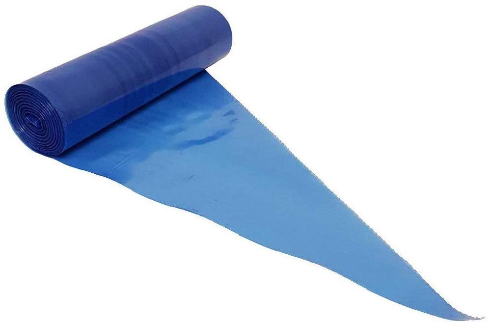 Stronghold 21" Blue Disposable Piping Bags (100 Bags / 1 Roll)