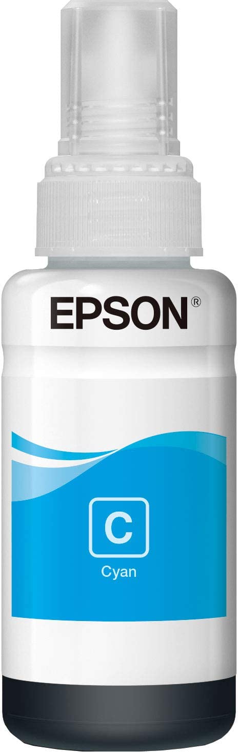 Epson EcoTank 664 Cyan Genuine Ink Bottle, Single - Image 2
