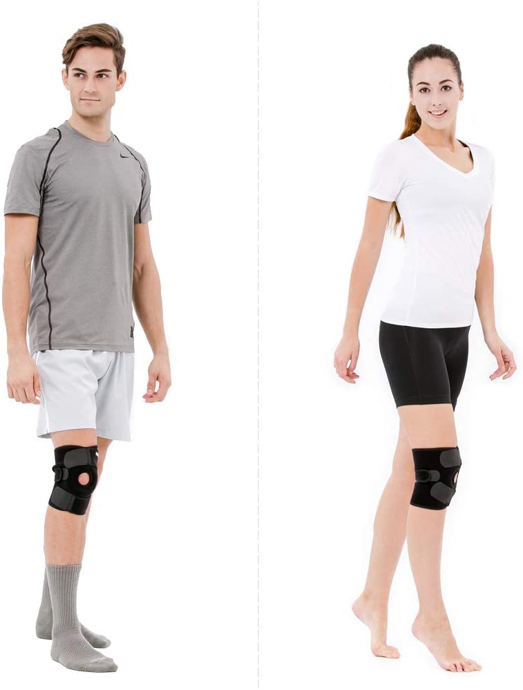 BRACOO Adjustable Compression Knee Support with Patellar Pad for Men & Women, Knee Brace Sleeve for Arthritis Runner's Knee - Image 2