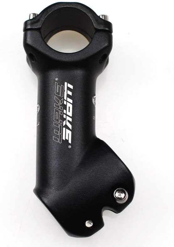 CYSKY Bike Stem 31.8 90mm 45 Degree Bicycle Handlebar Stem Riser MTB Stem for Mountain Bike, Road Bike, Most Bicycle,MTB, BMX(Aluminum Alloy, Black) - Image 3