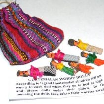 Worry Dolls: Set of 6 in a colorful bag