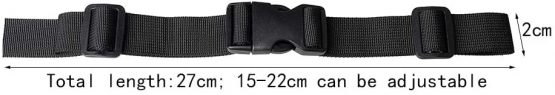 nuosen 2 Pcs Backpack Chest Strap, Adjustable Chest Strap Backpack Straps Sternum Strap Chest Harness Chest Belt with Buckle for Kids Hiking and Jogging - Image 3