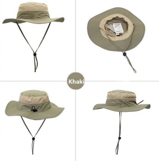 Croch Sun Hat for Men and Women UV Protection Breathable Fishing Hat for Hiking, Camping,Travel, Fishing 60CM - Image 2