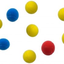 Soft Sponge Tennis Balls - Pack of 9 Assorted Colours