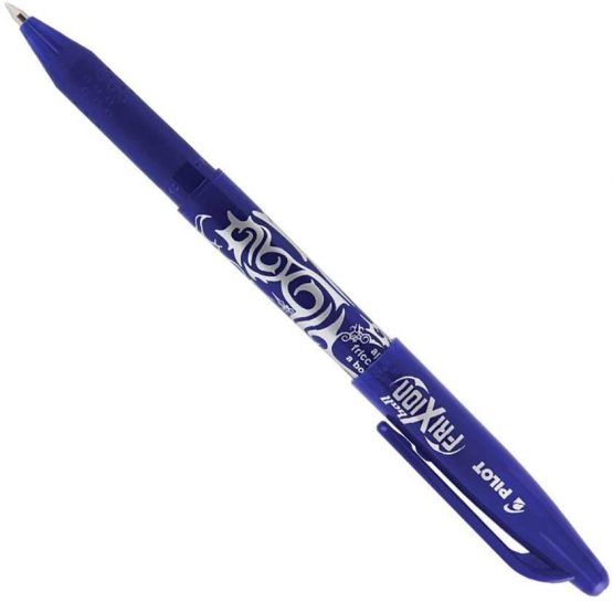 Pilot Blue Frixion Rollerball Erasable Pens Pen 0.7mm Nib Tip 0.35mm Line BL-FR7 (Pack Of 6) - Image 2