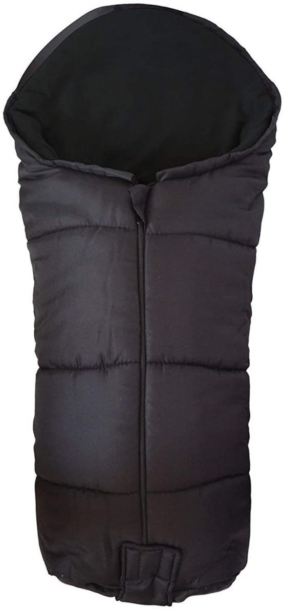Deluxe Footmuff/Cosy Toes Compatible with Babyzen Caterpillar Yoyo Zen Black