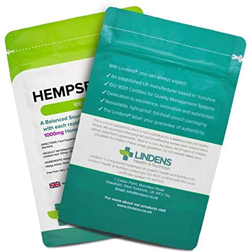 Lindens, Hemp Seed Oil 1000mg, 100 Capsules, UK Made, Source of Omega 3, 6 & 9, Joint Care, Heart Health, Overall Wellbeing - Image 4