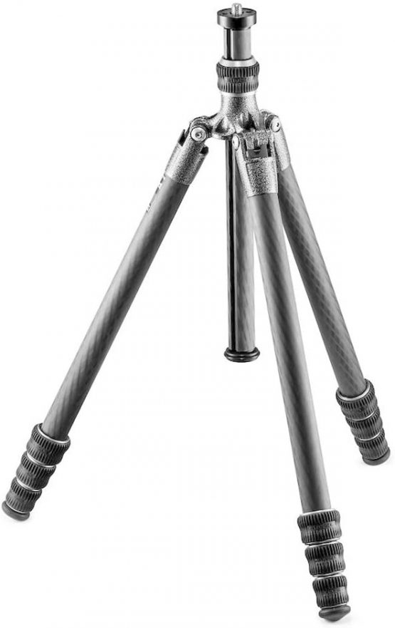 Gitzo Traveler Tripod - Compact, Foldable and Light, with Short Column Included for Ground Level Shoots - Series 1 - 4 Sections - Carbon Fiber - GT1545T Black - Image 2