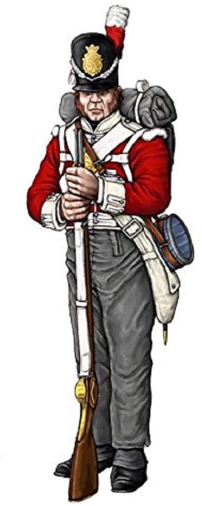 Victrix VX0001 - Waterloo British Infantry Centre Companies - 52 Figure Box Set with Flags - 28mm Plastic Miniatures Napoleonic - Image 2