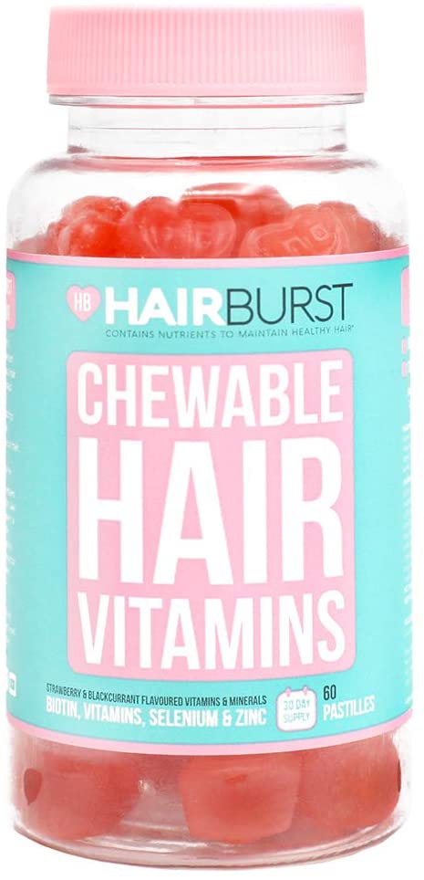 HAIR BURST Biotin Gummies for Hair Growth, Hair, Skin & Nails Vitamin Supplement, Reduces Breakage