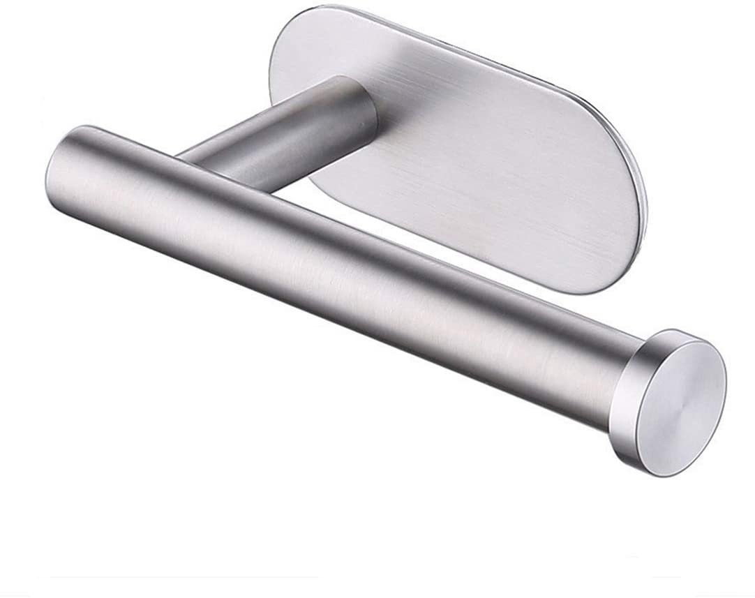 Toilet Roll Holder Self Adhesive -Toilet Paper Holder Stainless Steel, No drilling required