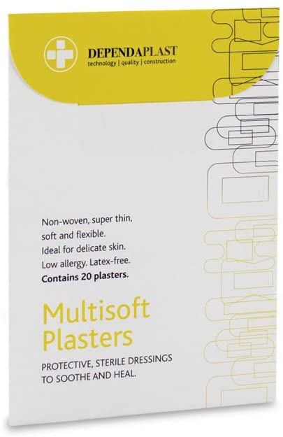 Reliance Medical Dependaplast REL522 Multisoft Plaster, Assorted (Pack of 20), Assorted 20 - Image 2