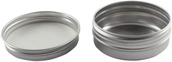 SUPXOV 24PC 60ML Aluminium Specimen Boxes Round Empty Pot Travel Bottles Metal Aluminum Box Cream Jar with Lid - Image 2