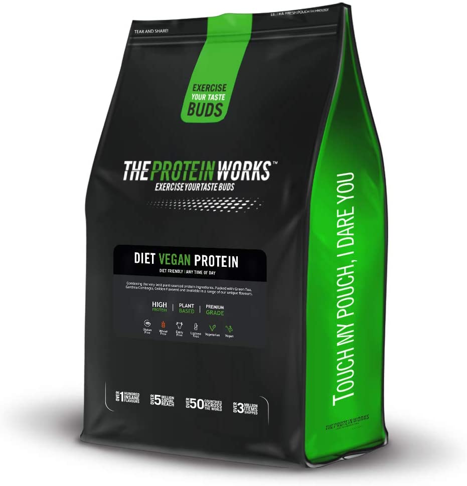 THE PROTEIN WORKS Diet Vegan Protein Powder 100 PlantBased Low