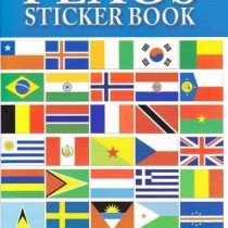 Flags of The World Sticker Book and World Poster