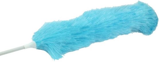JVL Static Duster with an Extendable Plastic Pole, Blue