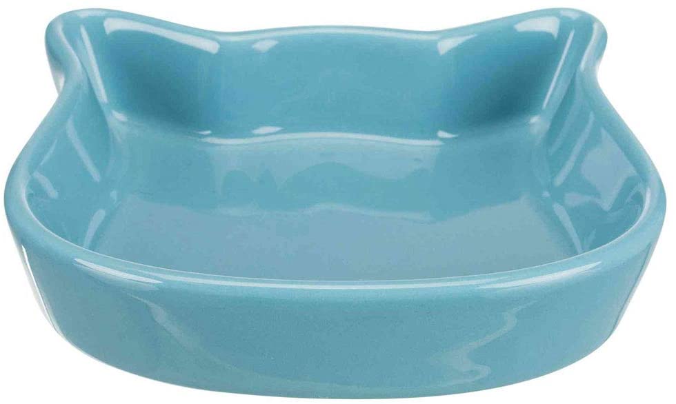 Trixie Ceramic bowl cat face, assorted colors, Blue, Standard - Image 4