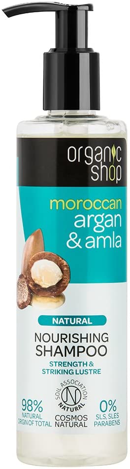 Organic Shop Argan & Amla Nourishing Shampoo, 280 ml (Pack of 1)