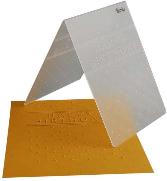 Darice Swirl Embossing Template, Transparent, 10.8 x 14.6 cm - Image 3
