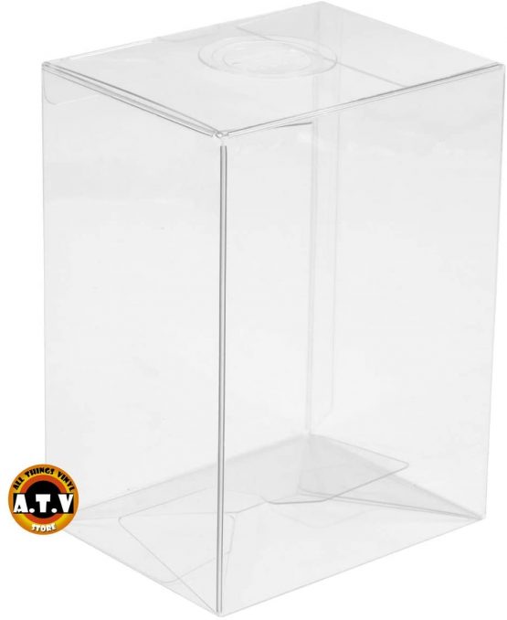 ATV Store Premium Pop Protectors Vinyl Display Box Case For 4" THICKNESS 0.50mm GROOVED EDGE Pack Of 10 - Image 2