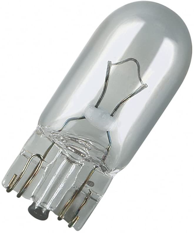 OSRAM ORIGINAL W5W halogen, position and number plate light, 2825-02B, 12V, double blister (Pack of 2), white/clear