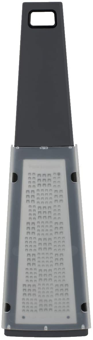 KAI Pure Komachi Ichimatsu, fine grater & zester gray, blade 13.5 x 3-5 cm/handle 11 cm - Image 2